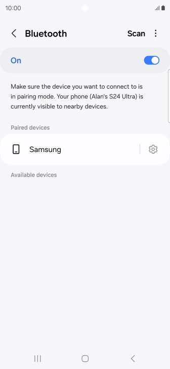 Press the Home key to return to the home screen.