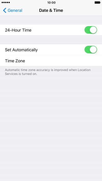 Press the Home key to return to the home screen.