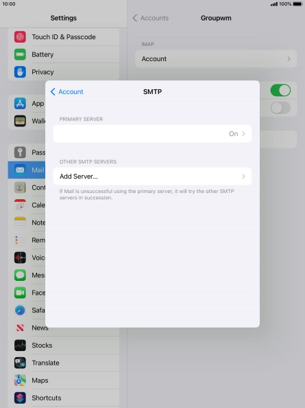 Press the field below 