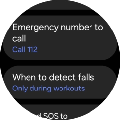 Press Emergency number to call. Press Emergency number to call.