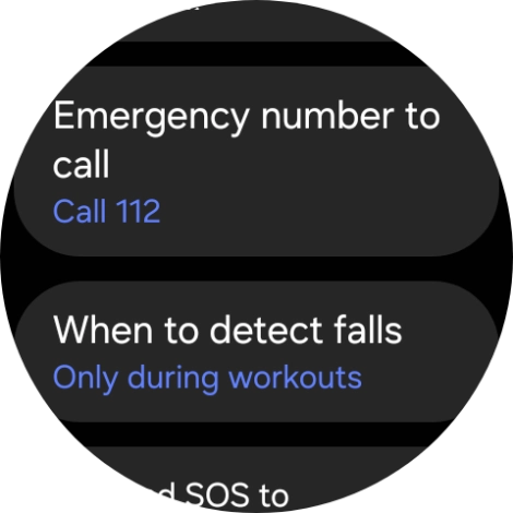 Press Emergency number to call. Press Emergency number to call.