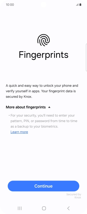 Press Continue. Press Continue.