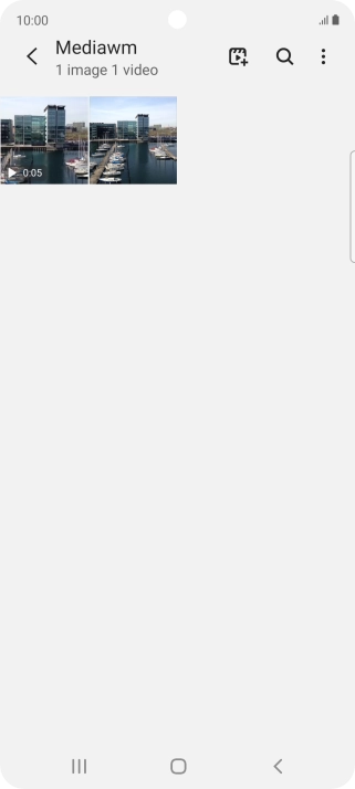 Press and hold any picture or video clip.