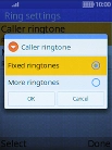 Highlight Fixed ringtones.
