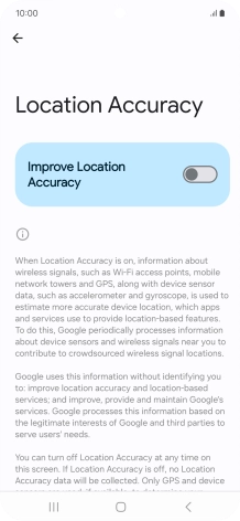If you press the indicator next to 