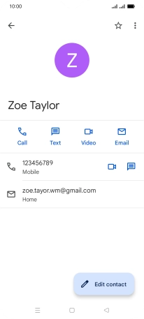 Press the call icon.