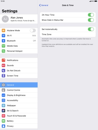 Press the Home key to return to the home screen.