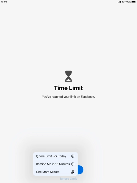 Press the required setting. Press the required setting.