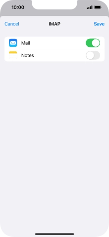 Press Save. Your email account has now been set up. To select more settings for incoming and outgoing server, proceed with the following steps.