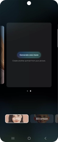 Press Generate one more to generate a new photo suggestion. Press Generate one more to generate a new photo suggestion.