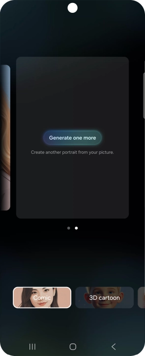 Press Generate one more to generate a new photo suggestion. Press Generate one more to generate a new photo suggestion.