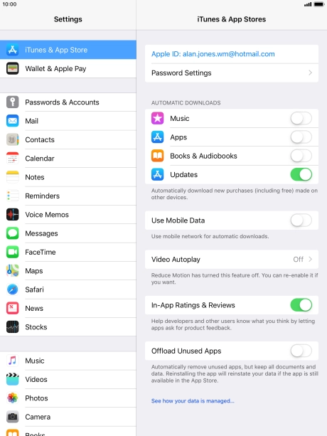 Press the indicator next to Press the indicator next to