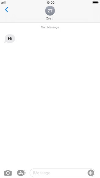 Press the Home key to return to the home screen.