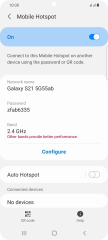 Press the Home key to return to the home screen.
