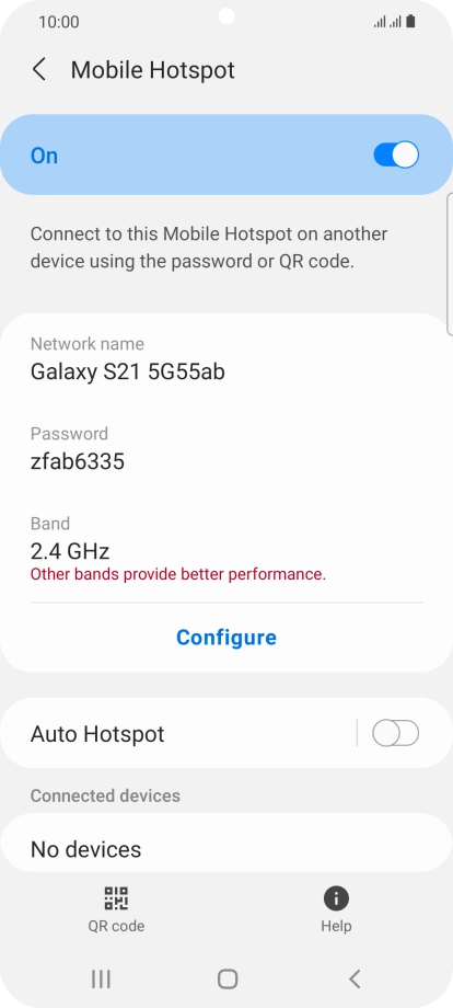 Press the Home key to return to the home screen.