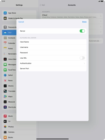 Press Authentication.