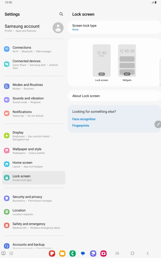 Press the Home key to return to the home screen.