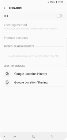 Press the indicator to turn the function on or off. Press the indicator to turn the function on or off.
