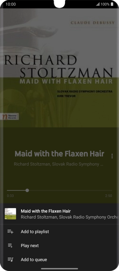 Press Add to playlist.