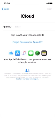 Press the field next to 