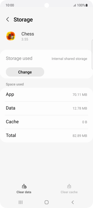 Press the Home key to return to the home screen.
