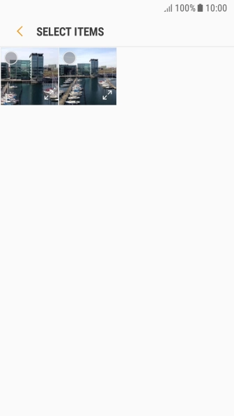 Press the required picture.