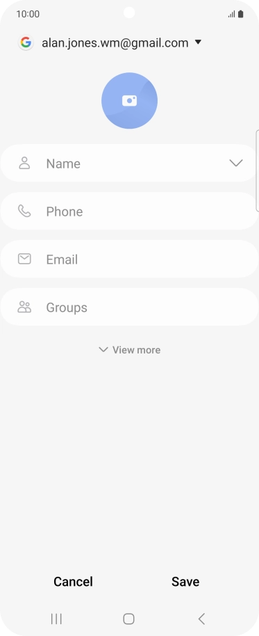 Press Name and key in the required name. Press Name and key in the required name.