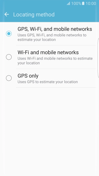 If you select GPS, Wi-Fi, and mobile networks, your phone can find your exact position using the GPS satellites, the mobile network and nearby Wi-Fi networks. Satellite-based GPS requires a clear view of the sky. If you select GPS, Wi-Fi, and mobile networks, your phone can find your exact position using the GPS satellites, the mobile network and nearby Wi-Fi networks. Satellite-based GPS requires a clear view of the sky.