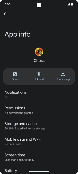 Press Storage and cache.