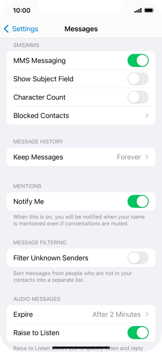 Slide your finger upwards starting from the bottom of the screen to return to the home screen.