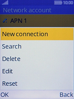 Select New connection.