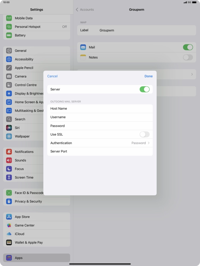 Press the indicator next to Press the indicator next to
