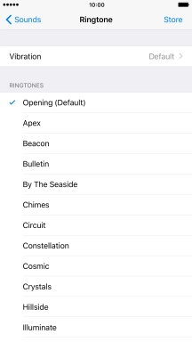 Press the required ring tones to hear them.
