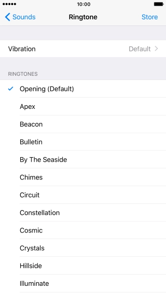 Press the required ring tones to hear them.