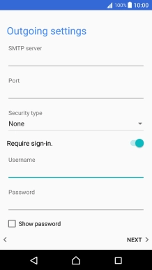 Press the field below Press the field below
