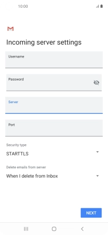 Press the field below 