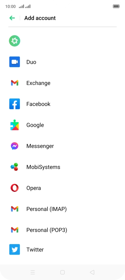 Press Personal (POP3).