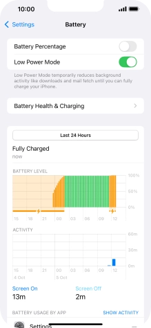 Slide your finger upwards starting from the bottom of the screen to return to the home screen.