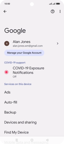 Press Find My Device.