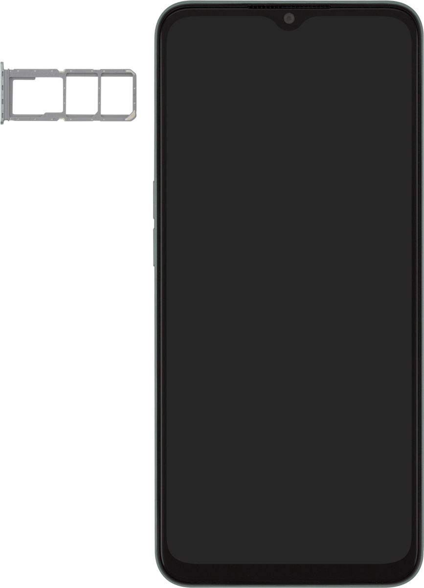 Turn your SIM so the angled corner of the SIM matches the angled corner of the SIM holder and place your SIM in the SIM holder.