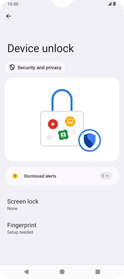 Press the Home key to return to the home screen.