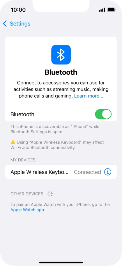 Slide your finger upwards starting from the bottom of the screen to return to the home screen.