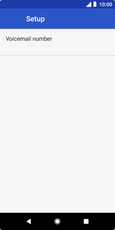 Press Voicemail number.