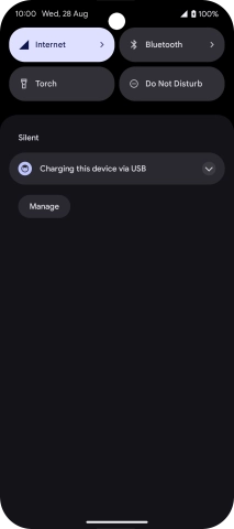 Press the drop down list.