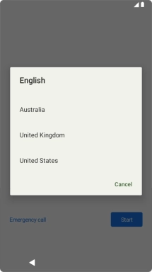 Press the required country or area.