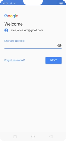 Press the field below 
