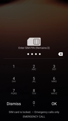 If you're asked to key in your PIN, do so and press OK.