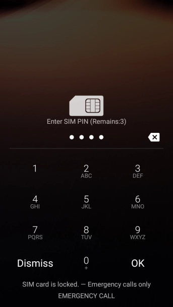 If you're asked to key in your PIN, do so and press OK.