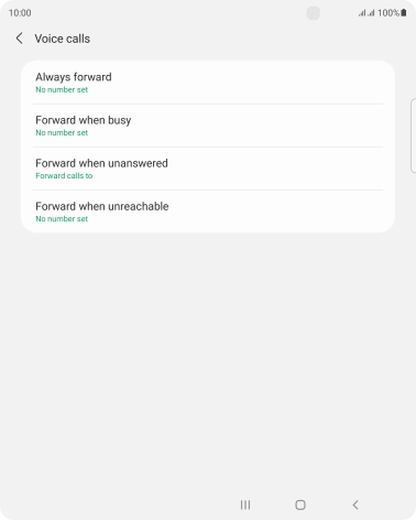 Press the Home key to return to the home screen.