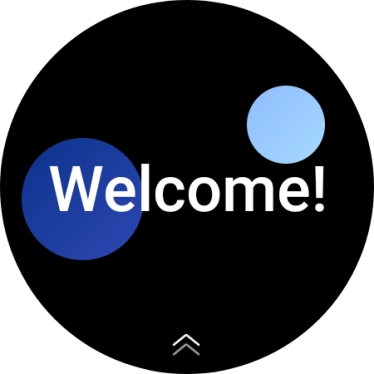 Slide your finger upwards starting from the bottom of the screen.